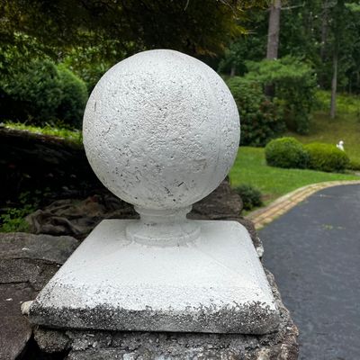 Concrete Garden Globe Post Finials ( FY-KA)