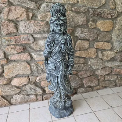 Guan Yin Concrete Garden Statue (FP-JS)
