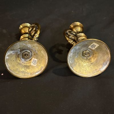 Solid Brass Treasures Ft. Bombay Candlestick (D-SF)