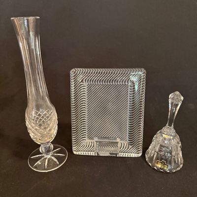 Tiffany & Waterford Vases with Baccarat Dove & More (D-SS)