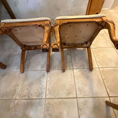Four Chippendale Style Chairs with Claw Feet (K-BC)