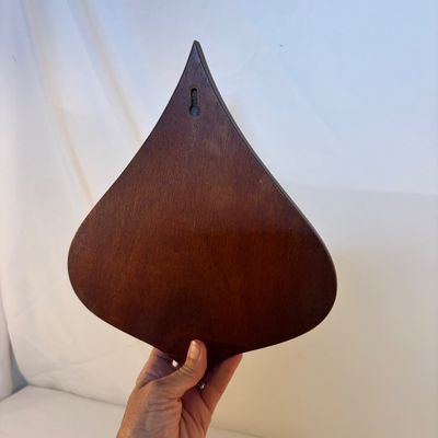 Wooden Door Harp Chime and Clock (G-BC)