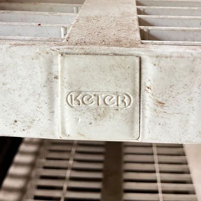 Keter Storage Shelf & Sterilite Stacking Bins (S-KA)