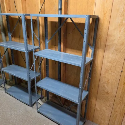 Three Sets of Metal Storage Shelves (BD-JS)