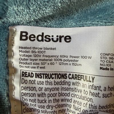 Bedsure Heated Throw, Contour Knee Pillow and More (BR1-BC)