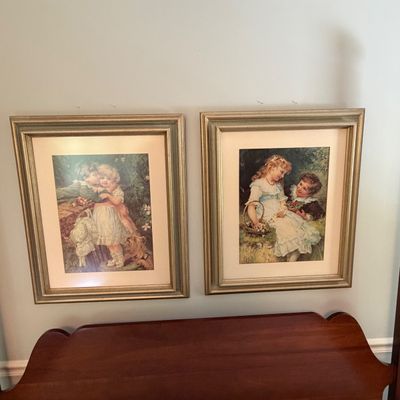 Frederick Morgan Prints: Over the Garden Wall and Sweethearts (BR1-BC)