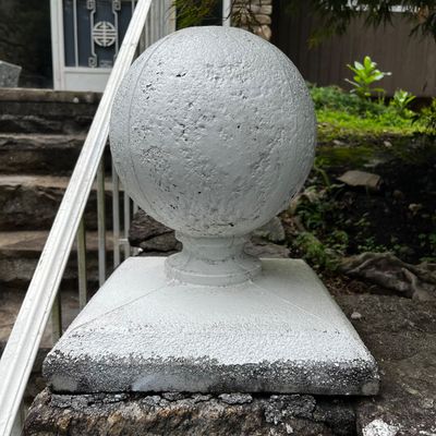 Concrete Garden Globe Post Finials ( FY-KA)