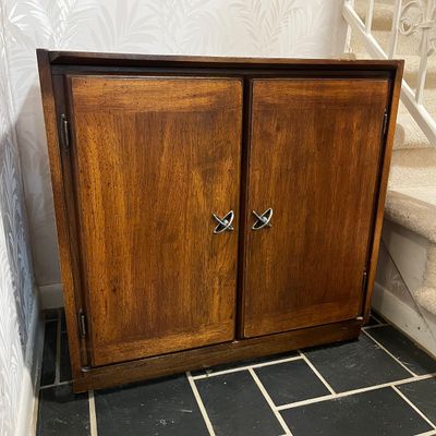 MCM Credenza with Atomic Handles (BE-KA)