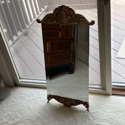 Baroque Style Gold-Framed Wall Mirror (MBB-SF)