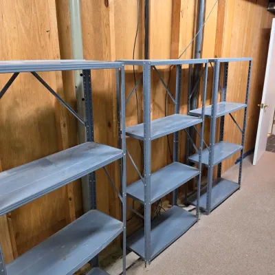 Three Sets of Metal Storage Shelves (BD-JS)