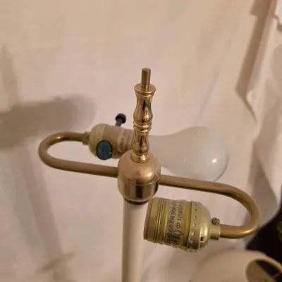Pair of Baldwin Brass Base Table Lamps (LR-JS)