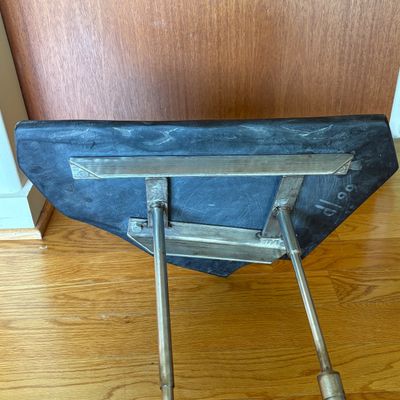 Handcrafted Metal Accent Table By Doug Lapham at Shooting Star Forge (G-KD)