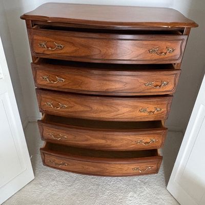 French Provincial Style High Chest Dresser (MBB-SF)