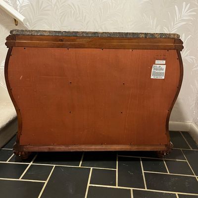 Carved Cherry Bombe Chest (BE-KA)