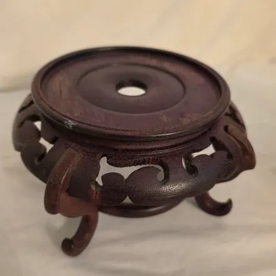 Pair of Cache Pot Bowls w/Stands (E-JS)