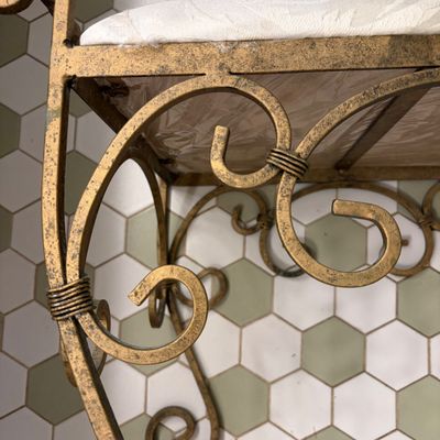 Iron Vanity Bench (BR2-BC)