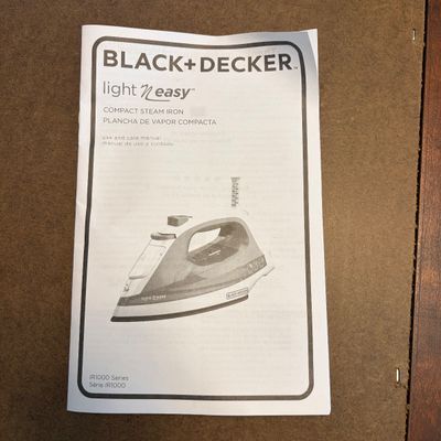 Black • Decker Steam Iron, Sterilite Laundry Totes and More (BR1-BC)