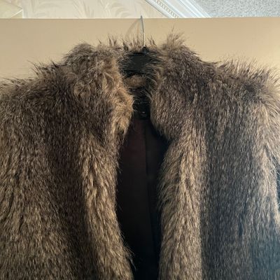 Faux Fur Coat & Vest (E-KA)