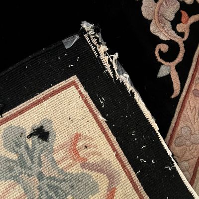 5' x 8' Black East Asian Area Rug (E-KA)