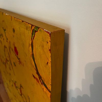 Large "R. Shull" Original Abstract Painting (GB-KA)