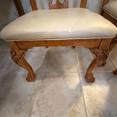 Four Chippendale Style Chairs with Claw Feet (K-BC)