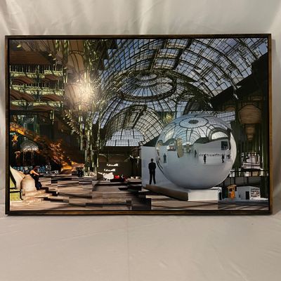 Patricia Clung "La Grand Palais" Photo Collage Print (K-KA)