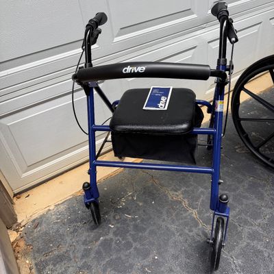 Two Drive Rollators and Wheelchair (G-SS)