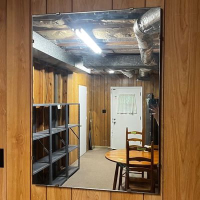 Pair of Simple Frameless Mirrors (BD-KA)