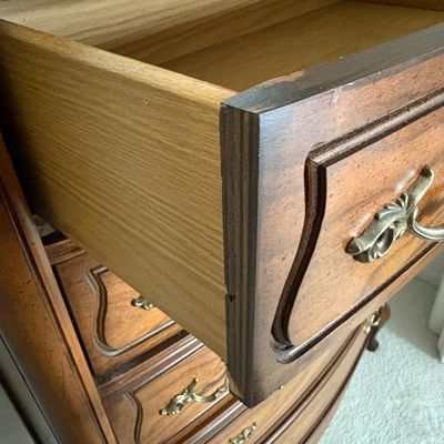 French Provincial Style High Chest Dresser (MBB-SF)