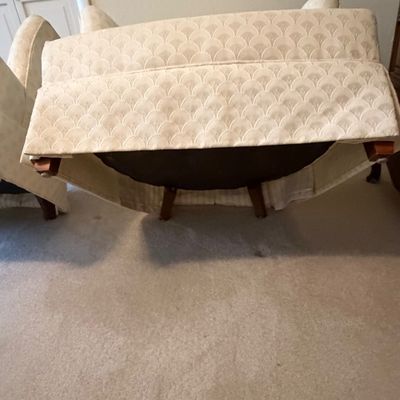 Two Tufted Back Upholstered Armchairs (BR2- BC)