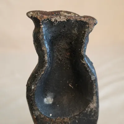 Antique National Foundry Cast Iron Owl Doorstop (LR-JS)