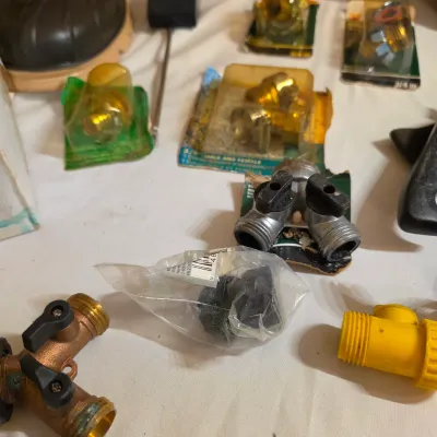 Assortment of Garden Tools, Hoses, Boots & More (G-JS)
