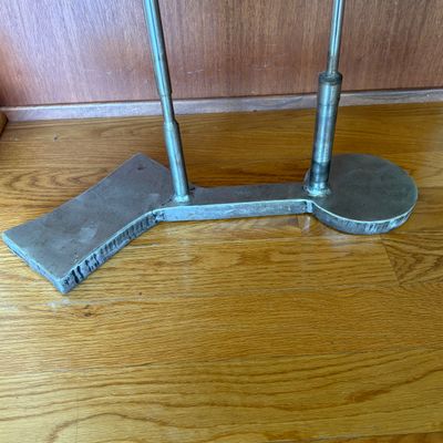 Handcrafted Metal Accent Table By Doug Lapham at Shooting Star Forge (G-KD)