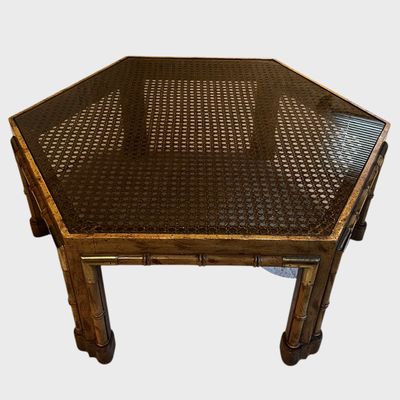 Faux Bamboo Ratan Coffee & End Tables (BL-KA)