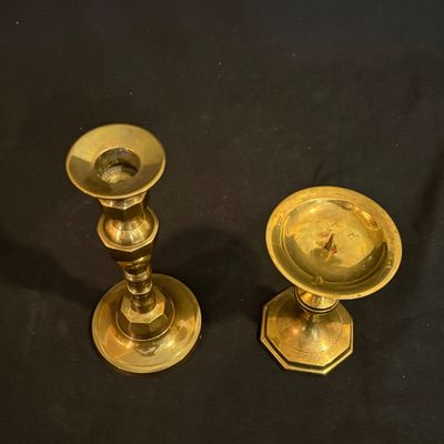 Solid Brass Treasures Ft. Bombay Candlestick (D-SF)