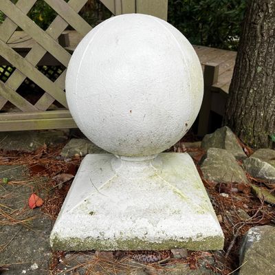 Concrete Garden Globe Post Finials ( FY-KA)