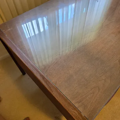 Vintage MCM Wood Desk (BR2-JS)