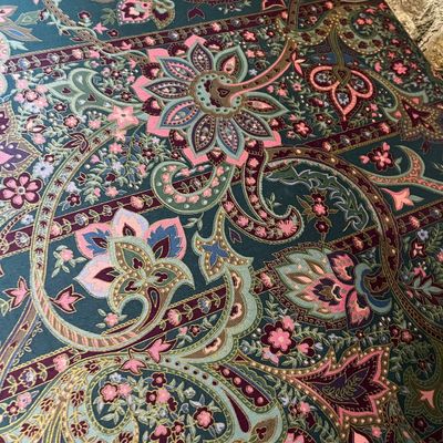 Indian Gadda Style Floor Cushion w/Pillows (D-KA)