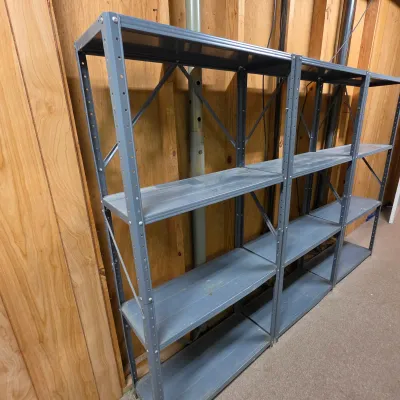 Three Sets of Metal Storage Shelves (BD-JS)