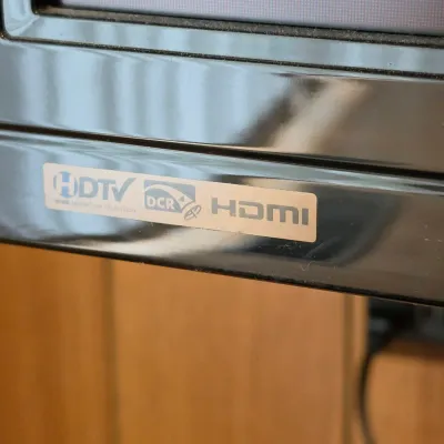 Sharp 37" HDTV, SRS Sound Bar & Sony DVD Player (LR-JS)