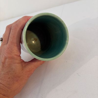 Davila Brodsky Signed Pottery Tumbler (G-BC)