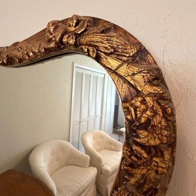 Gilt Oak Leaf Mirror (BR2-BC)