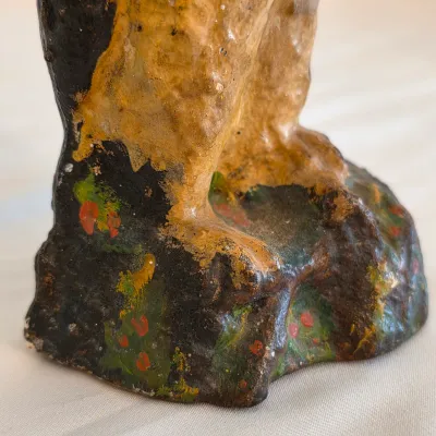 Antique National Foundry Cast Iron Owl Doorstop (LR-JS)
