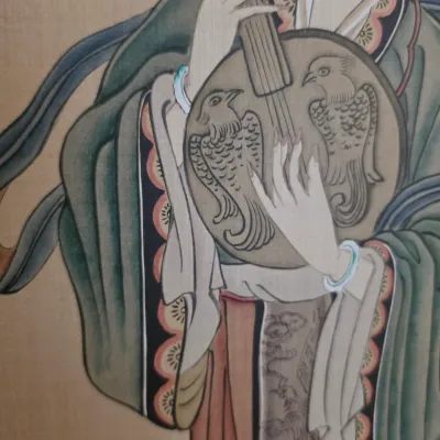 Four Framed Japanese Geisha Prints (DR-JS)
