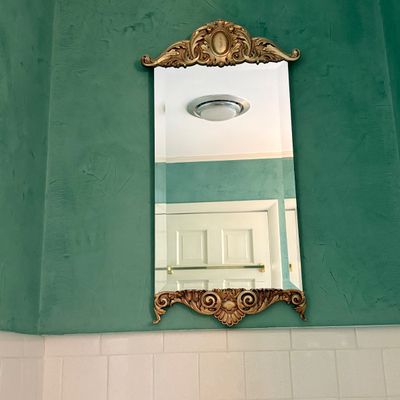 Baroque Style Gold-Framed Wall Mirror (MBB-SF)