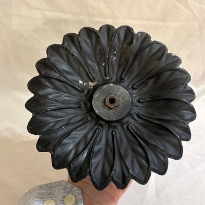 Pineapple-Shaped Amber Glass Lantern (DR-SF)