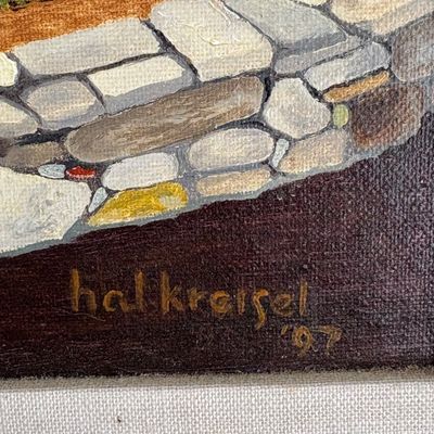 Local Signed/Original Oil Painting By H. Kreisel "To The Thirteenth" (MBB-SF)