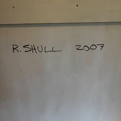 Large "R. Shull" Original Abstract Painting (GB-KA)