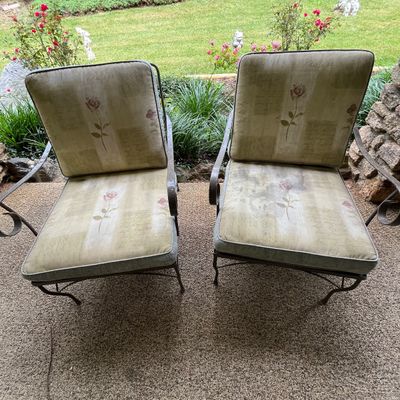 Wrought Iron Patio Chairs (BP-BC)