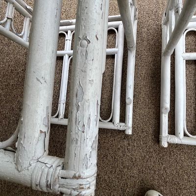 Two Rattan End Tables (BP-BC)